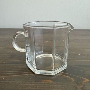 Vintage Octime glass creamer by ARCORAC